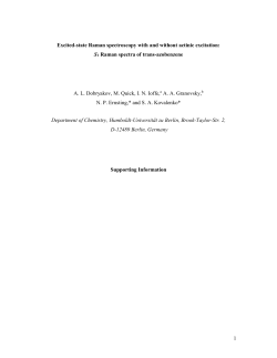 Phoinduced isomerization of trans and cis