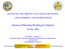 PM Mines Countermine and Demolitions