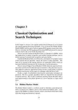 Classical Optimization and Search Techniques - CFILT