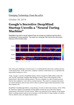 Neural Turing Machine