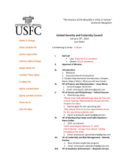January 19, 2016 - 1st meeting