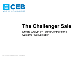 The Challenger Sale