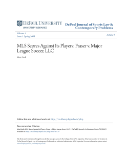 Fraser v. Major League Soccer, LLC