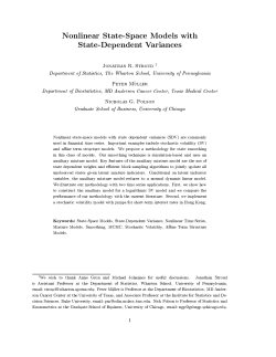 Nonlinear State-Space Models with State