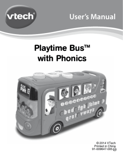 Playtime Bus&trade; with Phonics