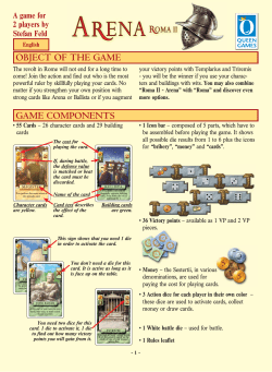 game components object of the game