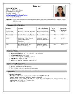 Educational Qualification - IEC Group of Institutions