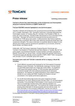 TenCate to Present the Latest Generation of Out-of