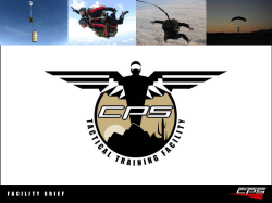 Tactical Training Facility - Complete Parachute Solutions