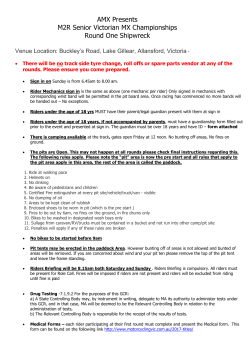 AMX Presents M2R Senior Victorian MX Championships Round