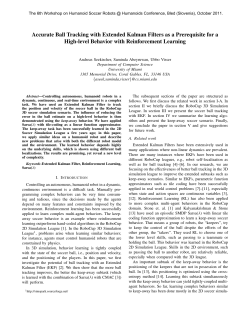 Accurate Ball Tracking with Extended Kalman Filters