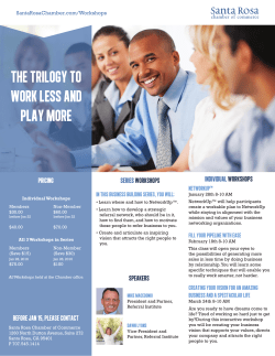 The Trilogy to Work Less and Play More