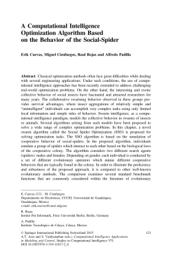 A Computational Intelligence Optimization Algorithm Based on the