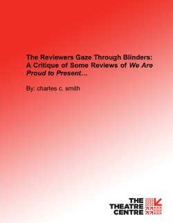The Reviewers Gaze Through Blinders: A