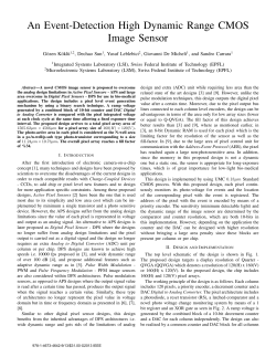 An Event-Detection High Dynamic Range CMOS