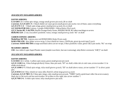 2010 EJN/NTC UNCLAIMED ARROWS: EASTON ARROWS: X