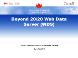 Statistics Canada - DLI Training Repository