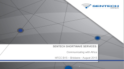 Presentation of Sentech