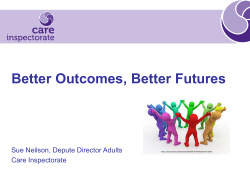 Title of Presentation - Coalition of Care and Support Providers in