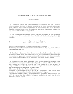 PROBLEM SET 4: DUE NOVEMBER 10, 2014 1. Consider the