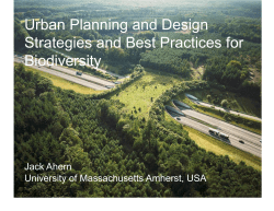 Biodiversity Urban Planning and Design Strategies and Best Practices