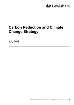Climate Change Strategy