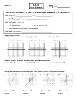 5.1-5.3 Quiz Review