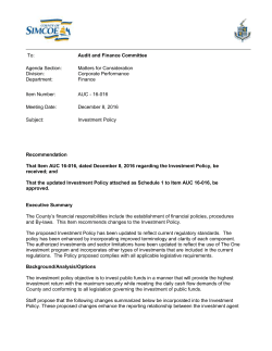 AUC 16-016 - County of Simcoe