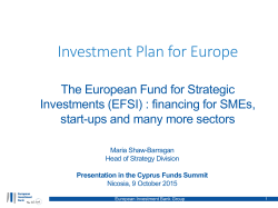 EIB Corporate presentation 2015
