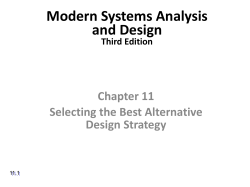 Modern Systems Analysis and Design Joey F. George Jeffrey A