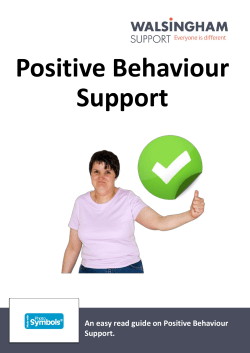 easy read - Walsingham Support