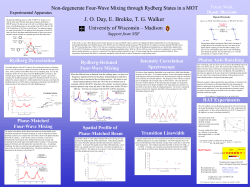 Rydberg De-excitation Phase-Matched Four