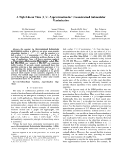A Tight Linear Time (1/2)-Approximation for Unconstrained