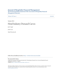 Hotel Industry Demand Curves