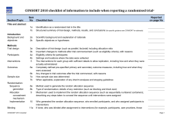 Checklist - Diabetologia