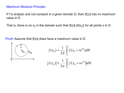 THEOREM 19.17 Behavior of Integral as r