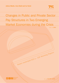 Changes in Public and Private Sector Pay Structures in Two