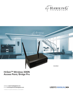 Hi-Gain&trade; Wireless 300N Access Point/Bridge Pro
