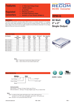 RP60-G - RECOM Power