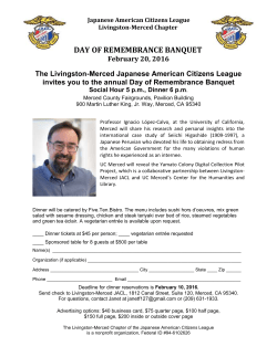 Livingston-Merced Chapter Japanese American Ci