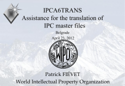 IT support for reformed IPC