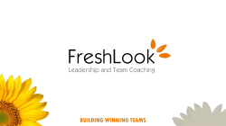 building winning teams building winning teams