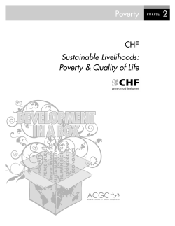 Sustainable Livelihoods