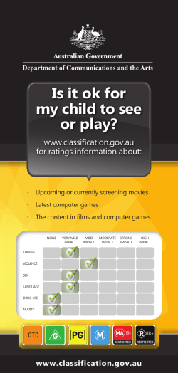 Is it OK for my child to see or play&mdash;ratings information