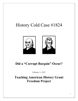 Acquisition Lesson Plan - Teaching American History: Freedom