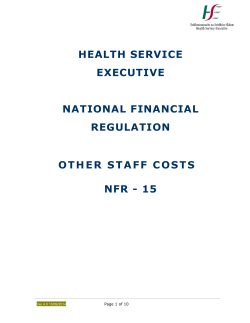 NFR 15 Other Staff Costs