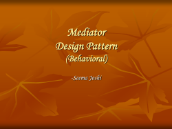 Mediator Design Pattern (Behavioral)