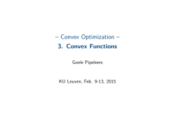 Convex Functions