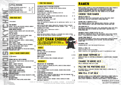 ramen Let Chan choose