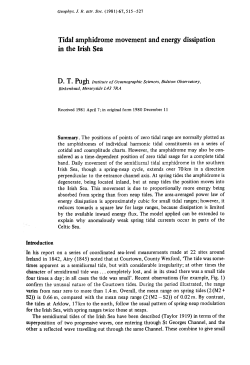 Tidal amphidrome movement and energy dissipation in the Irish Sea